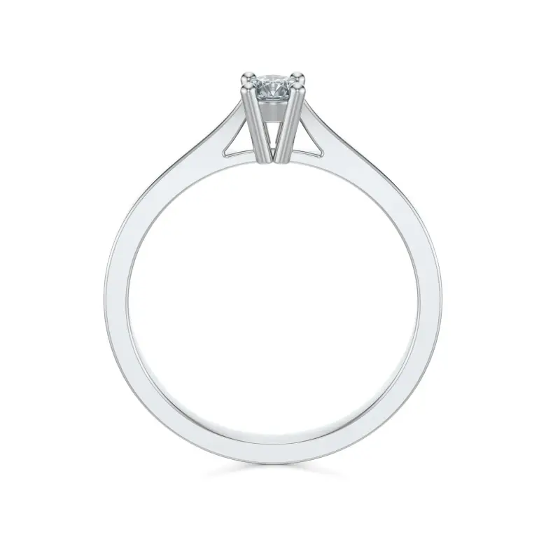 Pierścionek zaręczynowy z brylantem